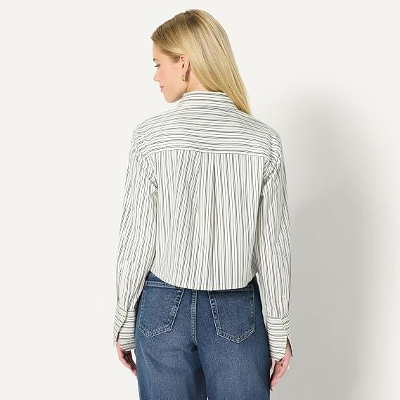 Striped Button-Up Shirt image 4